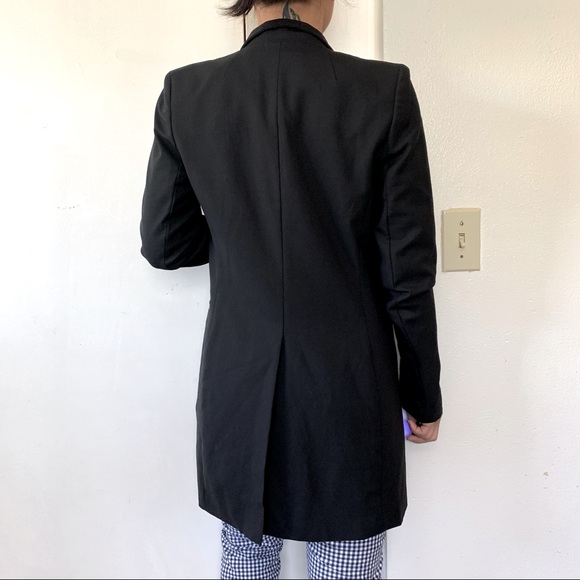 SOLD Babaton Aidan Wool Blazer Jacket in Black sz 6 - Picture 3 of 15